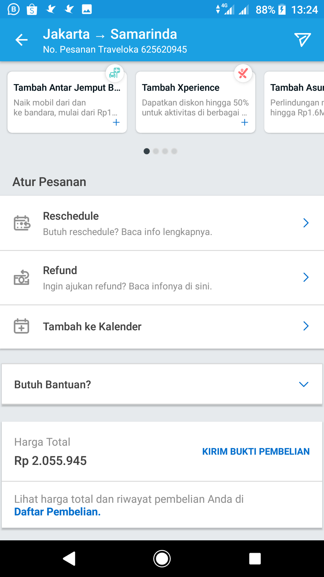 Bukti Pembelian Tiket Pesawat Traveloka - Cara Pesan Tiket Pesawat ...